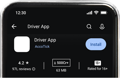 Driver App Interface