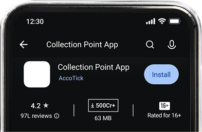 Collection Point App Interface